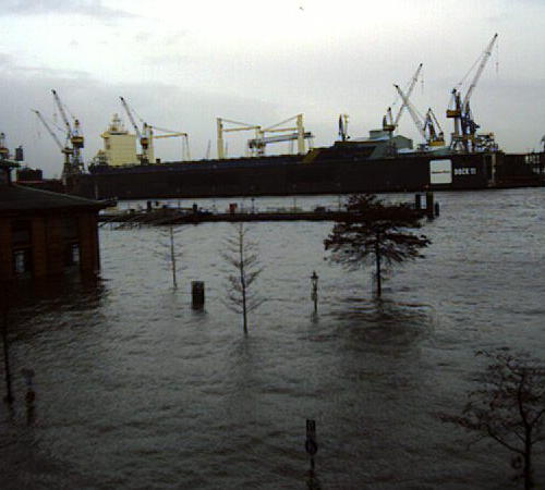 Fischmarkt unter Wasser